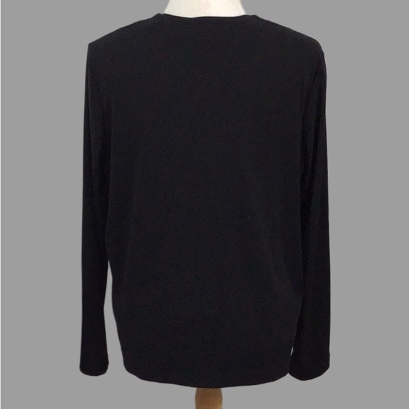 TAILOR B MOSS Black Embroidered Jacket and Shell w/Embroidered Flowers, Size L - Picture 5 of 11